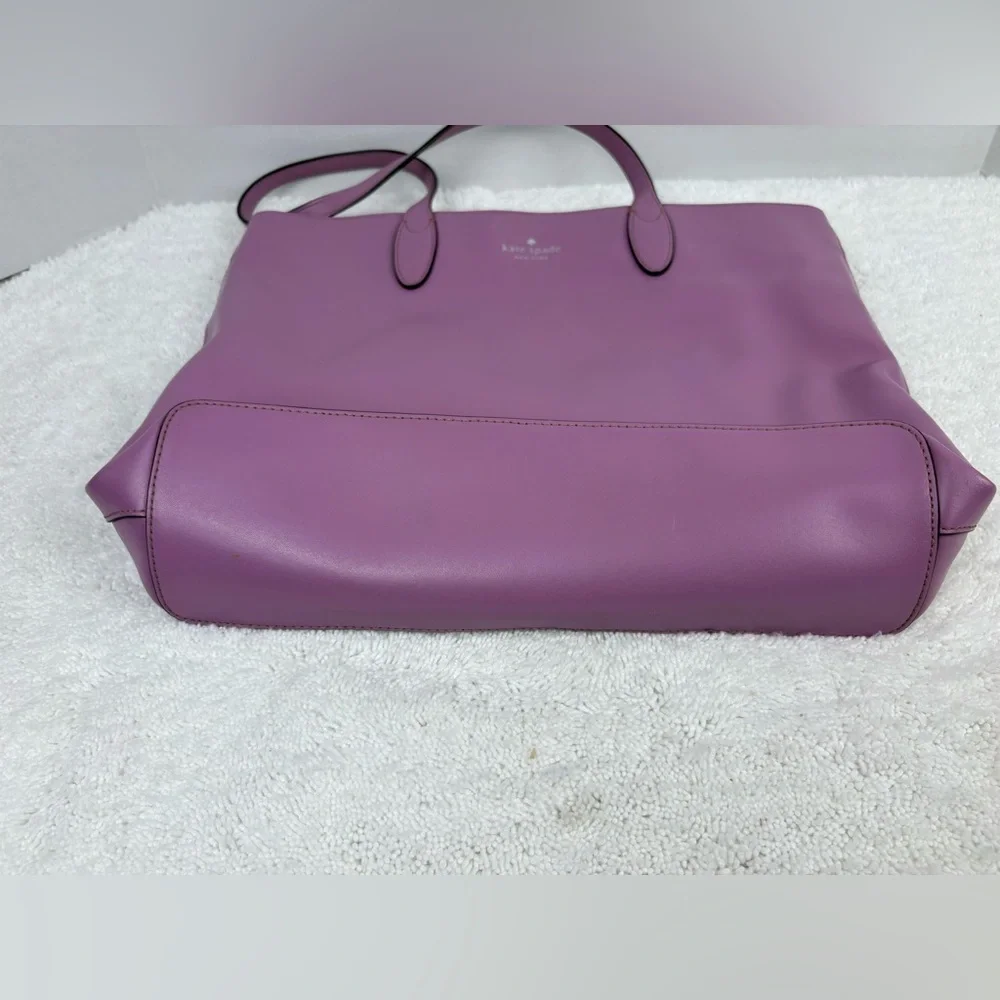 Kate Spade Kerri Medium Tote In Valerian Purple or Lilac Textured Leather